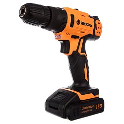 Аккумуляторная ударная дрель-шуруповерт Вихрь ДА-18Л-2КУ 72/14/17 (напряжение 18v, емкость 2 Ач)