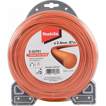 Изображение товара Триммерная леска Makita E-02761, круглая, 2,4 мм х 87 м