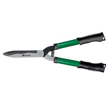 Изображение товара Кусторез Росток RH500 500 мм закаленные лезвия стальные рукоятки Россия