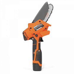 Аккумуляторная цепная пила 16В Daewoo DACS 416Li SET с двумя аккумуляторами (шина 10 см, шаг цепи 1/4, 28 зв.)