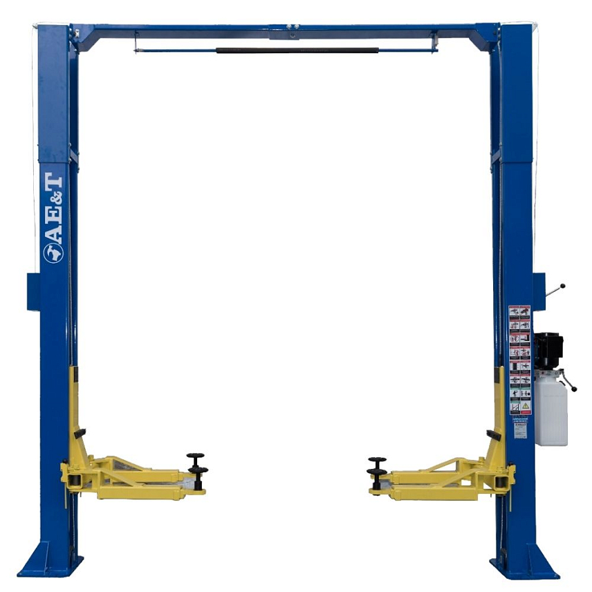Подъемник электрогидравлический двухстоечный S4D-2 AE&T (380В), грузоподъемность 4 т., высота подъема 2090 мм