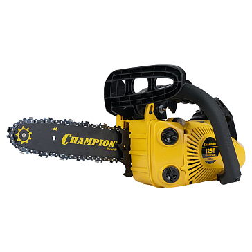 Изображение товара Мини бензопила для вырезания Champion 125T-10"-3/8"-1,3-40E S2512 (40 звеньев, паз 1.3 мм, объем двигателя 25.4 см3)