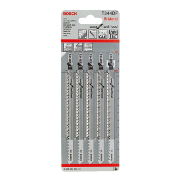 Изображение товара Пилки для лобзика Bosch T 344 DF, BIM 2.608.634.243 (5 шт.)