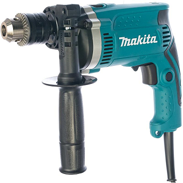 Изображение товара Дрель электрическая ударная Makita HP1630 710 Вт, ключевой патрон 13 мм