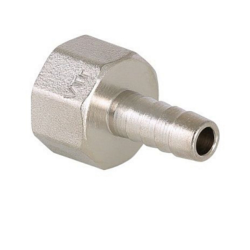 Изображение товара Штуцер для присоединения шланга Valtec ВР 1/2" х 14мм латунь хромированный