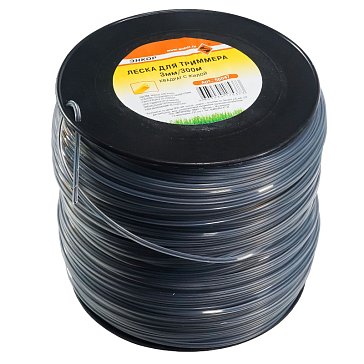 Изображение товара Леска для триммера Энкор 56047, Ø 3 мм 300м квадрат с жилой 