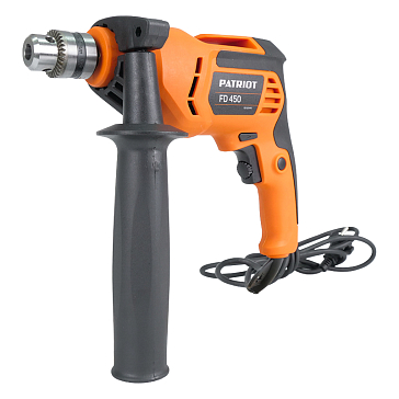 Изображение товара Безударная дрель Patriot FD 450 (мощность инструмента 550 Вт, макс диаметр сверления дерева 20 мм, 2700 оборотов)