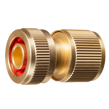 Изображение товара Быстросъёмный соединитель для шланга Grinda BC-12A 1/2" латунь автостоп PROLine