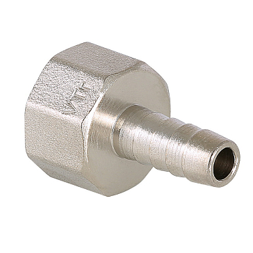 Изображение товара Штуцер д для присоединения шланга Valtec ВР 1/2 16мм латунь хромированный