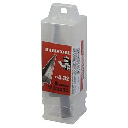 Сверло ступенчатое по металлу Hardcore 142432 (диаметры 4-32 мм, 15 ступеней)