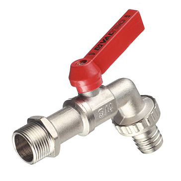 Изображение товара Кран водоразборный Valtec 3/4 с штуцером VT.051.N.05