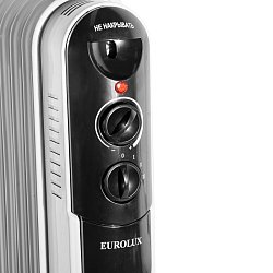 Масляный радиатор Eurolux ОМПТ-EU-9Н 67/3/19 (9 секций, защита от перегрева, термостат, механическое управление)