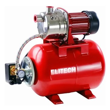 Изображение товара Станция насосная Elitech САВ 1200-24Н 205665, 1200 Вт, 58 л/мин, макс. напор 46 м