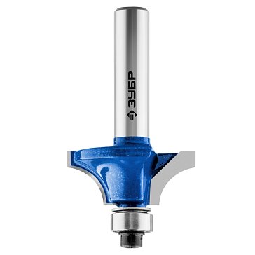 Изображение товара Фреза кромочная калевочная №1 Зубр Профессионал 28.6x12.2 мм радиус 8 мм