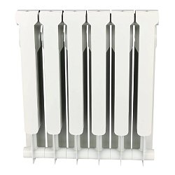 Радиатор биметаллический Rommer Profi BM 500 BI500-80-80-150 RBM-1210-050006, 6 секций (RAL9016)