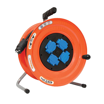 Изображение товара Удлинитель на катушке UNIVersal  ВЕМ-259 КГ 9632973 3х1.5 4х40м с заземлением