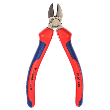 Изображение товара Бокорезы для подрезки кромки Knipex KN-7002140 (диагональный тип губок, 140 мм, комбинированные ручки)