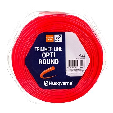 Изображение товара Леска для триммеров Husqvarna Opti 5976688-21, круг, 2,4 мм, 90 м