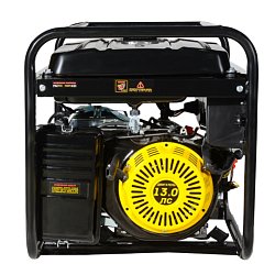 Газовый генератор для дома Huter DY6500LX (электростартер, номинальная мощность двигателя 5 кВт)