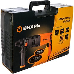 Перфоратор SDS-Plus Вихрь П-1000К 72/3/7, 1000 Вт, энергия удара 5 Дж