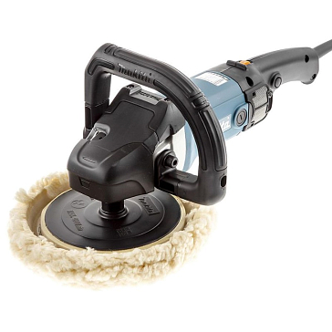 Изображение товара Полировальная шлифмашина Makita 9237CB (электрическая, резьба шпинделя м14, с аксессуарами, коробка)