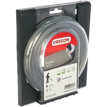 Изображение товара Леска для триммеров Oregon Duoline 106501E, круг, 2,4 мм, 90 м