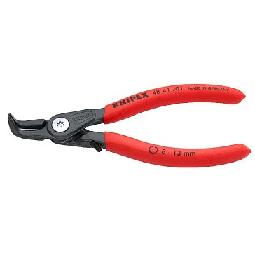 Изображение товара Щипцы прецизионные для внутренних стопорных колец Knipex KN-4841J01, ограничитель, губки 90°, Ø 8-13 мм, длина 130 мм