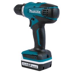 Аккумуляторная дрель-шуруповерт Makita DF347DWE (2 батареи, max диаметр сверления дерева 25 мм)