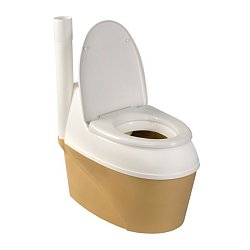 Биотуалет торфяной (компостный) Piteco 506 для загородного дома (с крышкой)