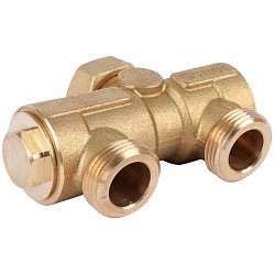 Комплект трехходового клапана Stout SFB-0001-000001 для котла + бойлера