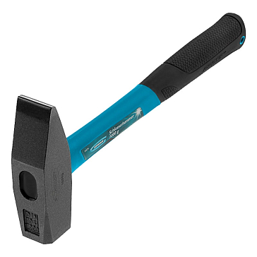 Изображение товара Молоток слесарный Gross 10279, квадратный боек, фибергласовая обрезиненная рукоятка, 1000 г