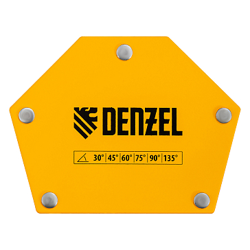 Изображение товара Магнитный фиксаатор для сварочных работ Denzel 97554 усилие 50 LB выставляемые углы