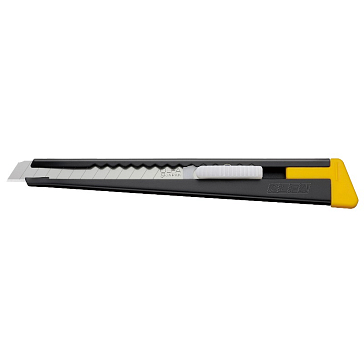 Изображение товара Нож Olfa OL-180-BLACK с выдвижным сегментированным лезвием 9 мм