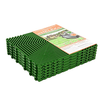 Изображение товара Плитка садовая Helex HLЗ зеленая для дорожек, 6 шт/упак