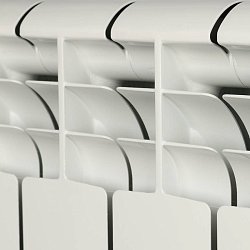 Радиатор биметаллический Rommer Profi BM 500 BI500-80-80-150 RBM-1210-050006, 6 секций (RAL9016)