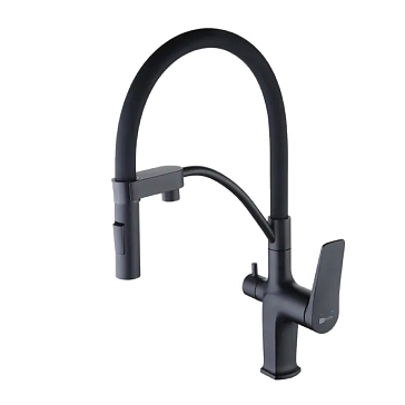 Изображение товара Смеситель для кухни Lemark Bronx LM3761BL с фильтром для воды