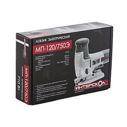 Электрический лобзик Интерскол МП-120/750Э (мощность 710 вт, маятниковый тип, регулировка оборотов)