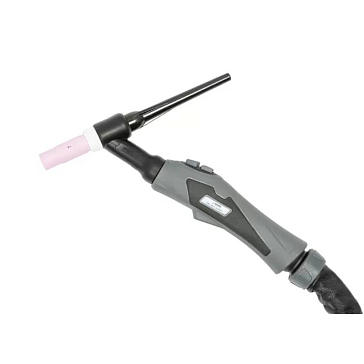 Изображение товара Горелка аргоновая Кедр TIG-18FX EXPERT (8025238-004, MultiMIG/MultiTIG, 12 pin, 3 кн., газ б/с, жидк. б/с, головка гибк., 7,6 м)