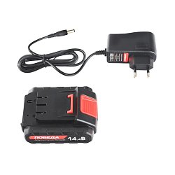 Аккумуляторная дрель-шуруповерт Победа ДА-14/2 Ли (артикул 180201635, напряжение 14.4 в)