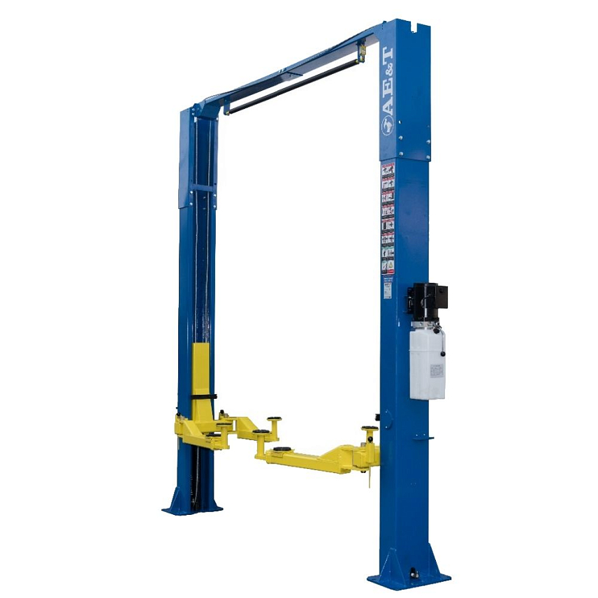 Подъемник двухстоечный электрогидравлический S4B-2 AE&T (220В), грузоподъемность 4 т., высота подъема 2090 мм