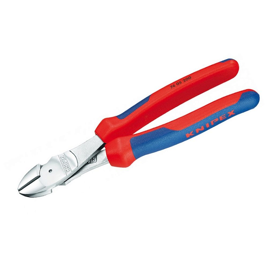 Кусачки боковые особой мощности KNIPEX, хромированные, 200 mm, KN-7405200 в Туле