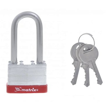 Изображение товара Навесной замок Matrix 91809 50 мм сталь Германия влагозащищенный