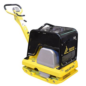 Изображение товара Виброплита TSS TSS-CP-420 207290, бензиновая, реверсивная, гидравлический привод, электростарт, АКБ 