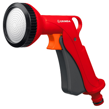 Изображение товара Поливочный пистолет Grinda P-S 8-427365_z01, душевой, курок спереди, пластиковый