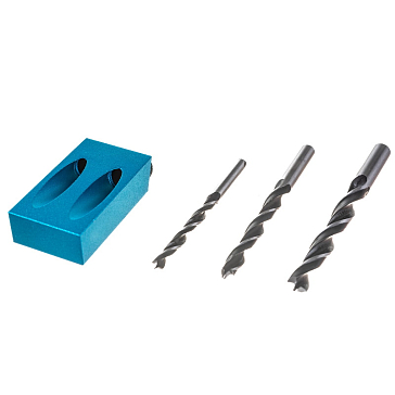 Изображение товара Кондуктор для сверления наклонных отверстий Deko WWT14 041-0226, набор аксессуаров, 14 предметов