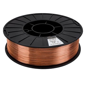 Изображение товара Проволока сварочная омедненная Solaris ER 70S-6 WM-ER70S6-06050, ф0, 6мм (катушка D200 5 кг)