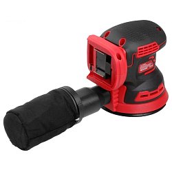 Аккумуляторная эксцентриковая шлифмашина Wortex COS 1218 E 1334402, в коробке ALL1 SOLO в кор. бесщеточный, 18В, 125 мм, 700