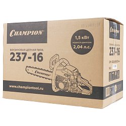 Бензопила для дачи Champion 237-16" (рабочий объем 37,2 см3)