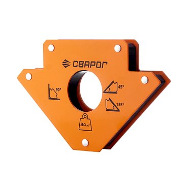 Изображение товара Магнитный угольник Сварог МС-34 45 90 135 градусов, Россия