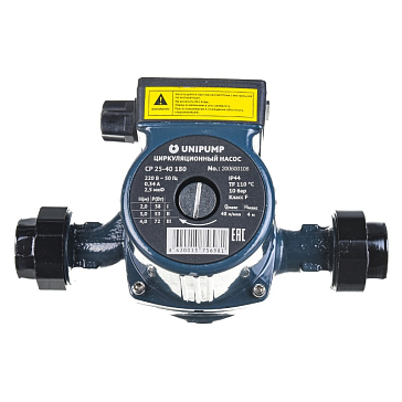 Изображение товара Циркуляционный насос Unipump CP 25-40 для отопления и горячей воды